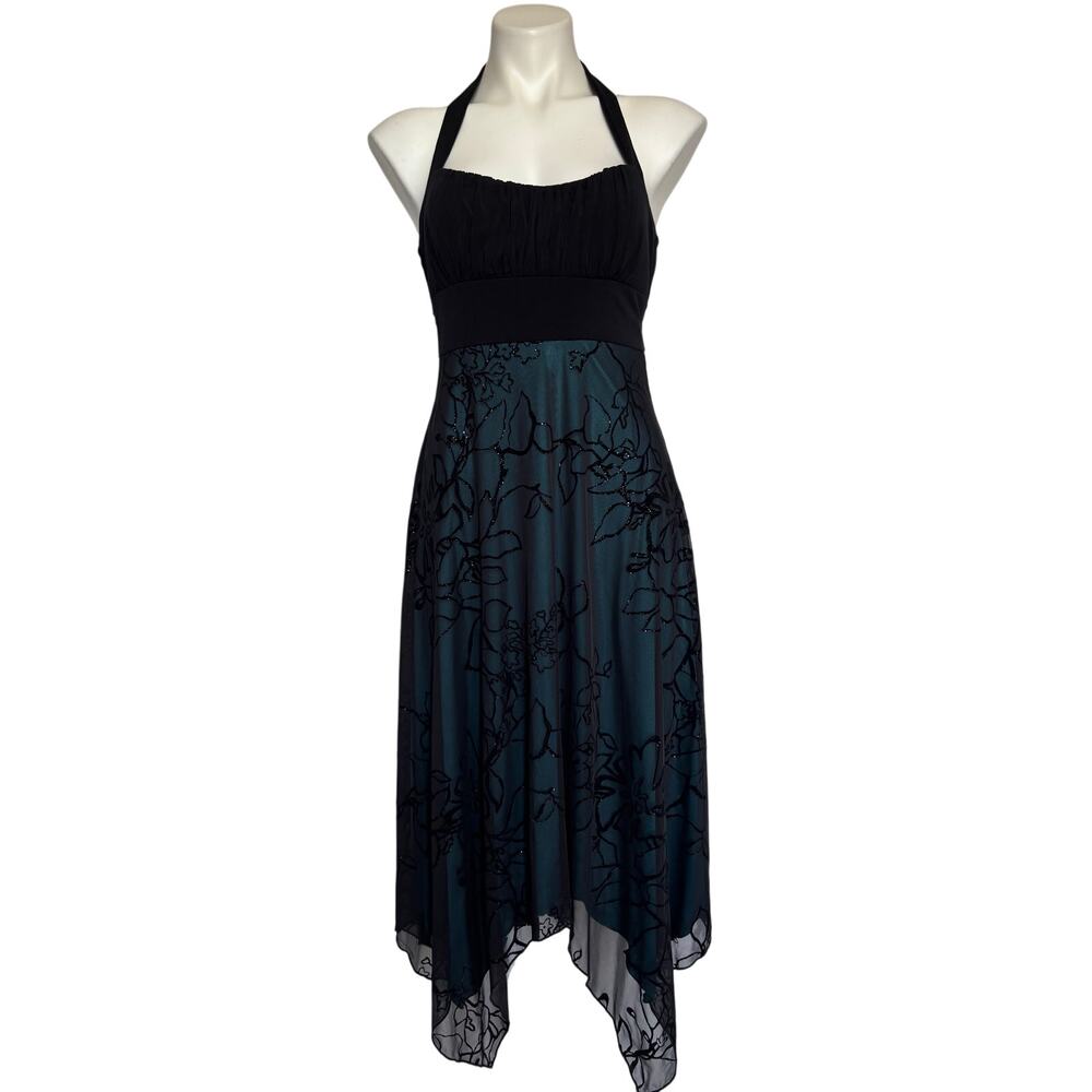 y2k Speechless Whimsigoth Fairy Halter Dress Asymmetric Romantic Goth Witchy - Picture 3 of 12